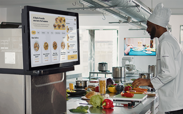 Smart Kitchen Display Screen